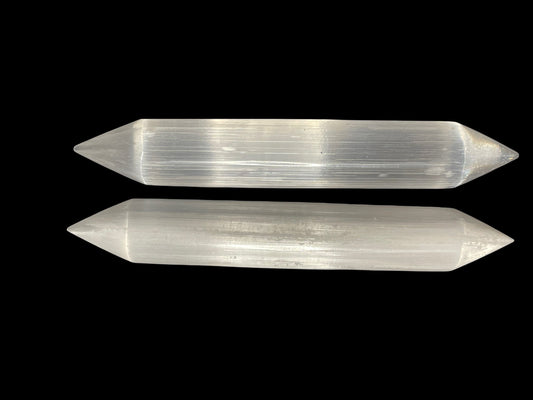Selenite Double Pointed Wands